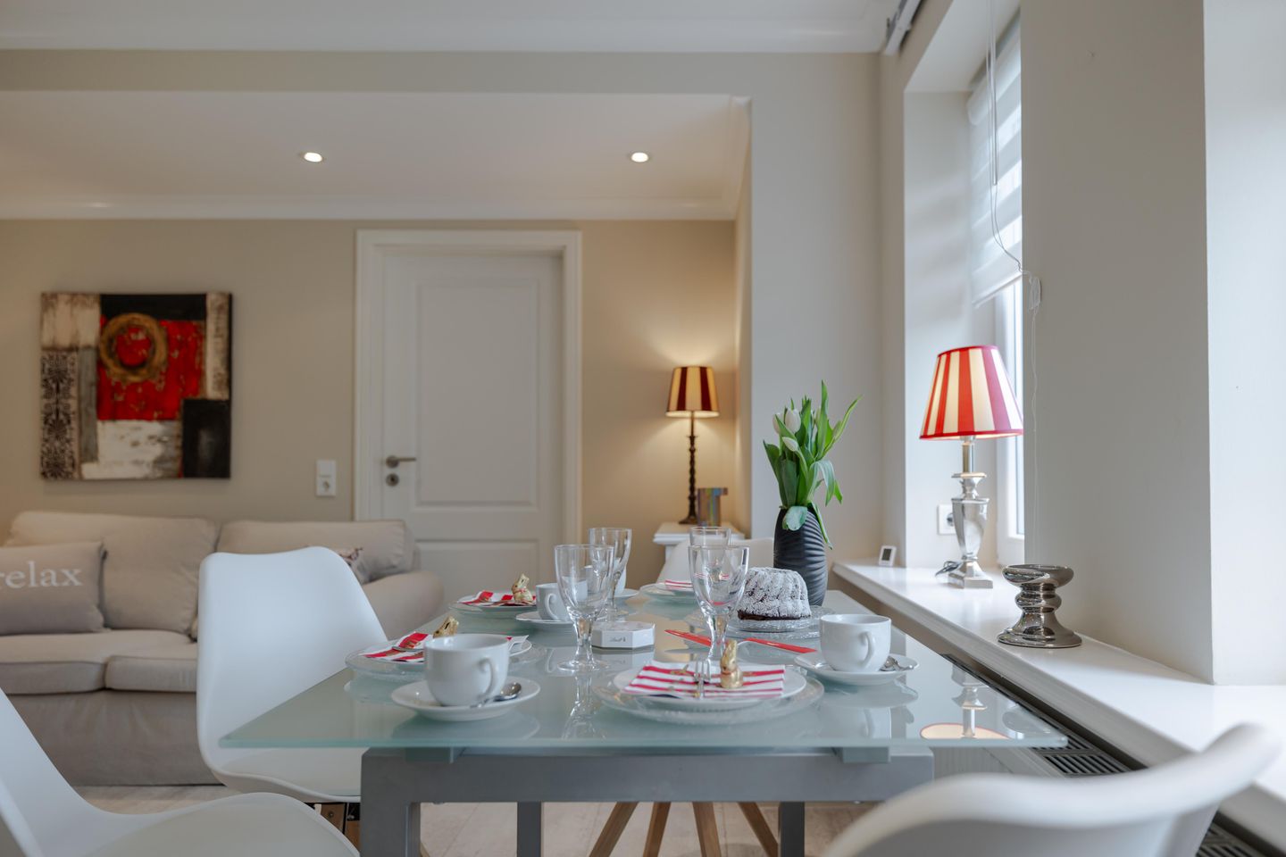 Villa Frische Brise 4 Strandburg Westerland - Wohnzimmer