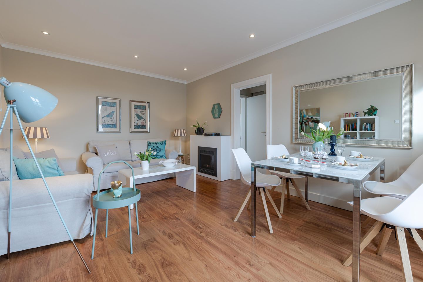 Villa Frische Brise 5 Herzmuschel Westerland - Wohnzimmer