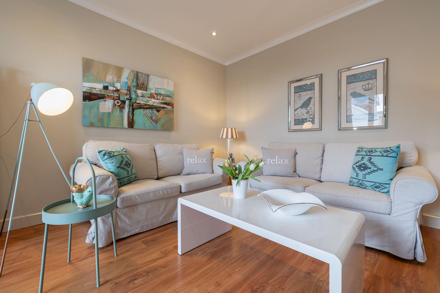 Villa Frische Brise 5 Herzmuschel Westerland - Wohnzimmer