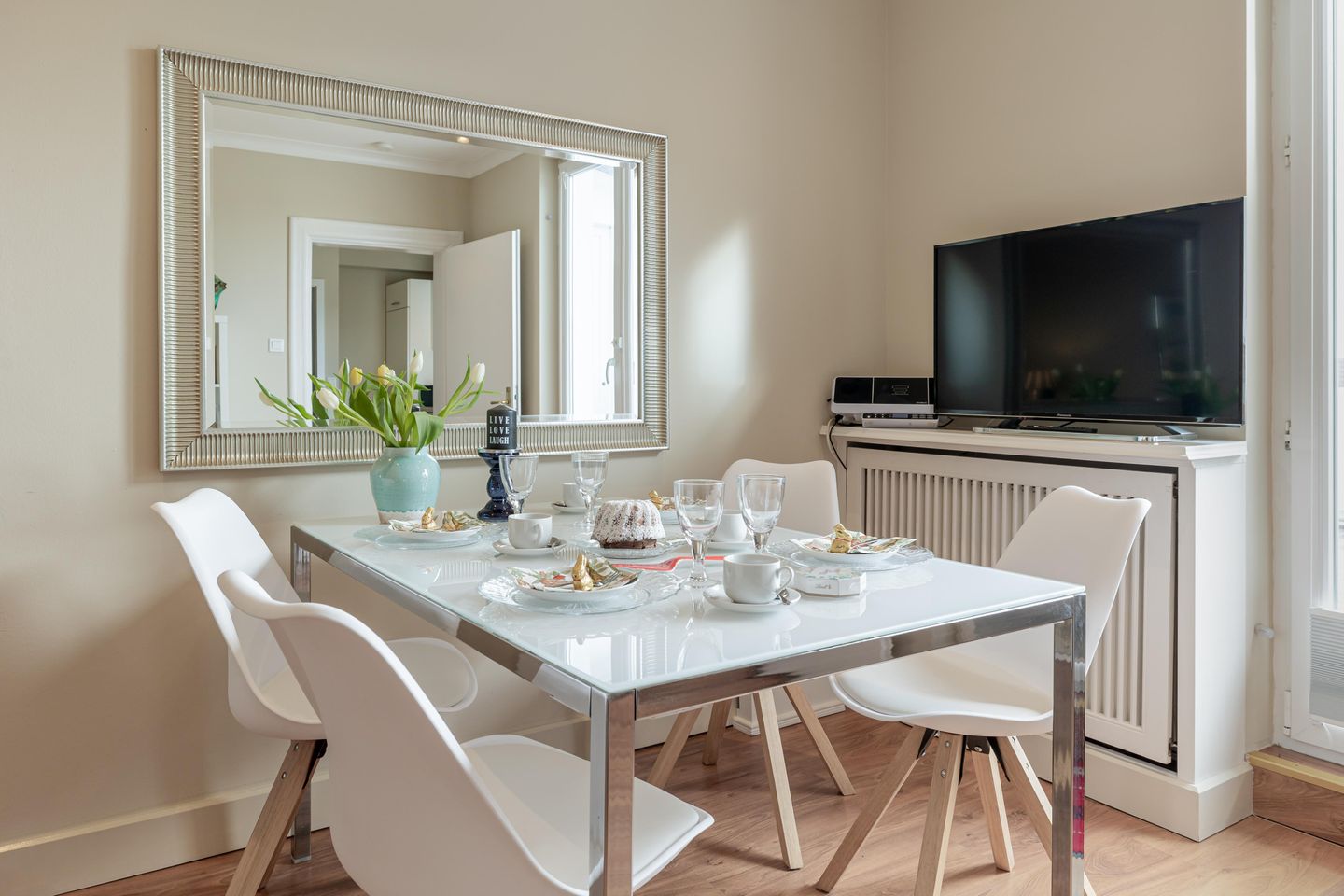 Villa Frische Brise 5 Herzmuschel Westerland - Wohnzimmer