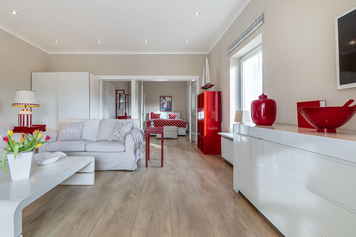 Villa Frische Brise 7 Marlotta Westerland - Wohnzimmer