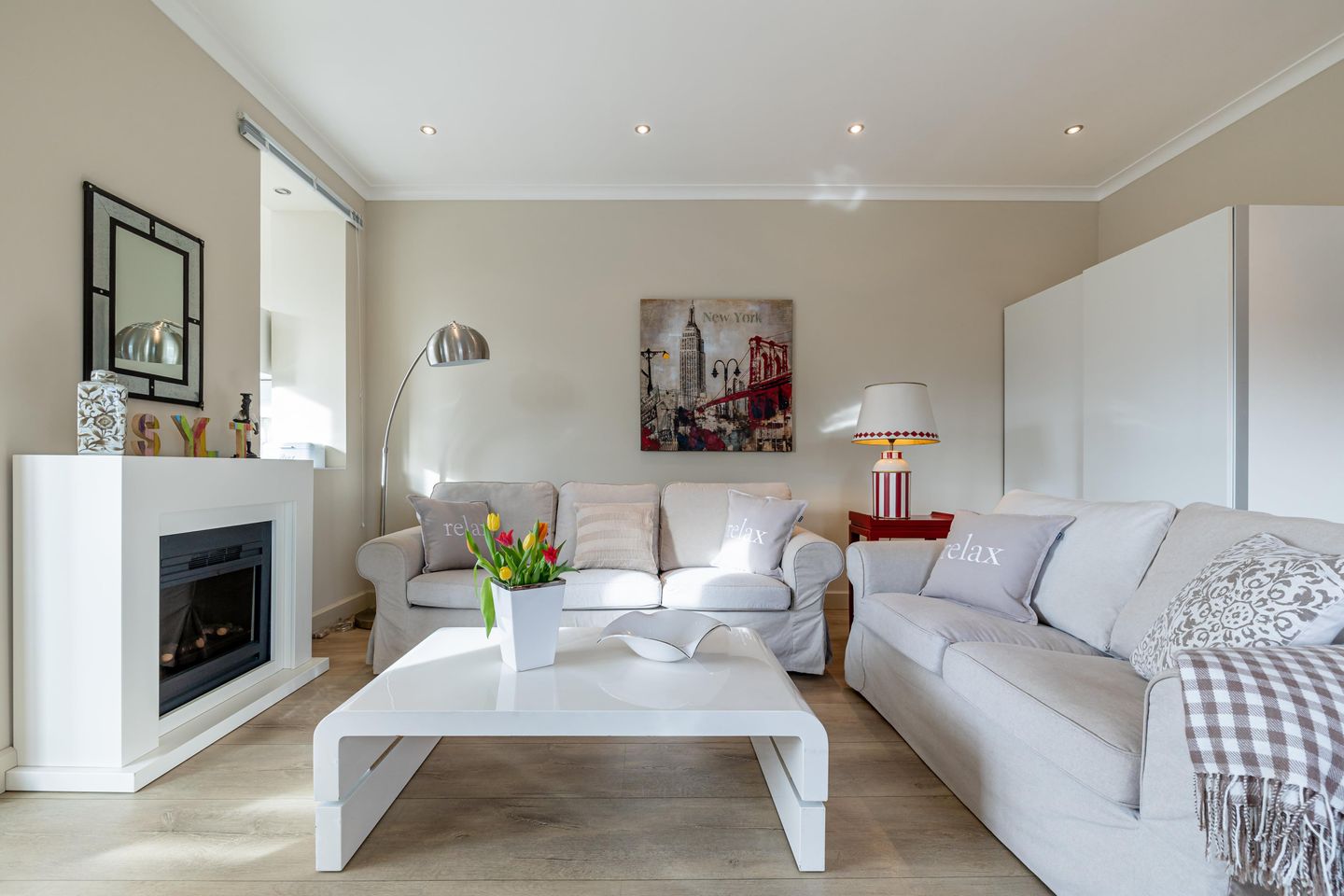 Villa Frische Brise 7 Marlotta Westerland - Wohnzimmer