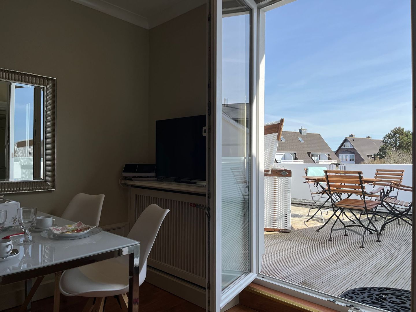 Villa Frische Brise 5 Herzmuschel Westerland - Wohnzimmer