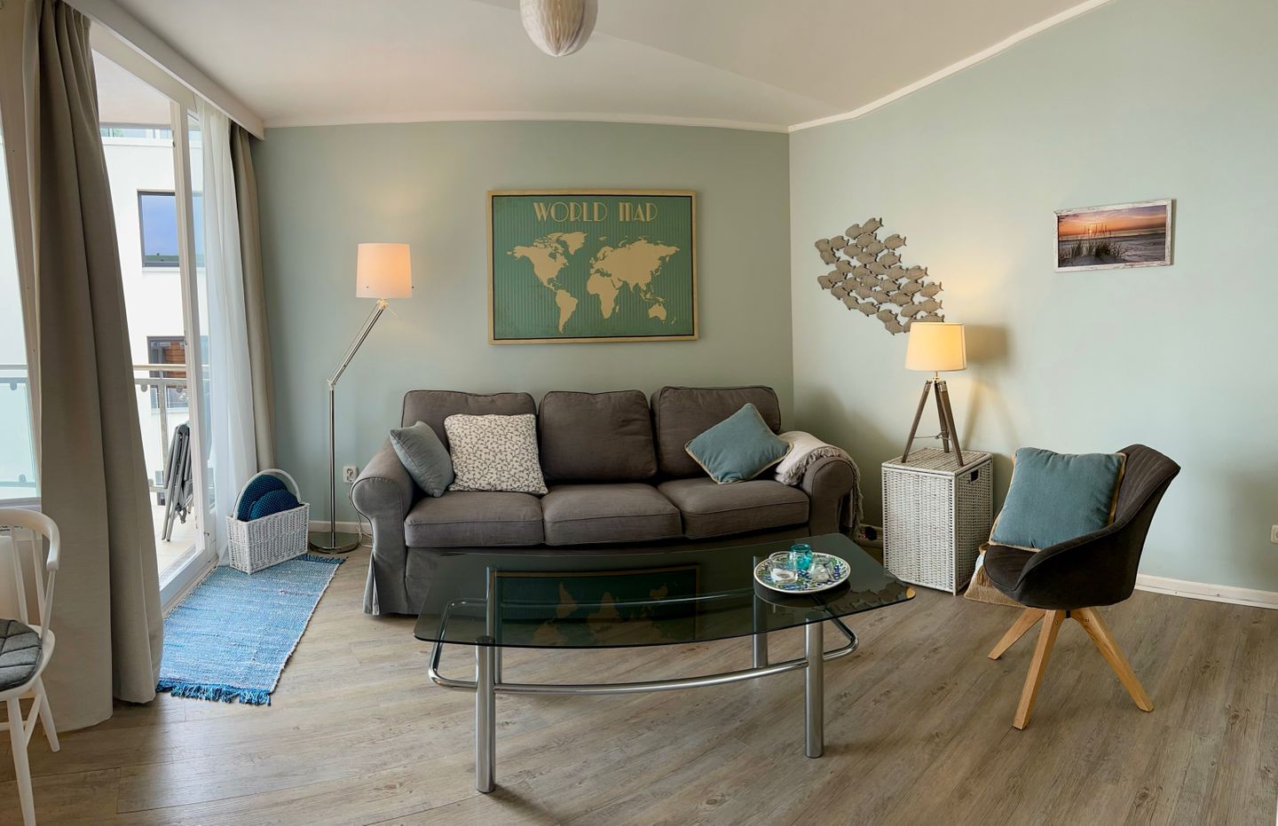 MON/27 - Montemare - Teilmeerblick Scharbeutz - Wohnzimmer