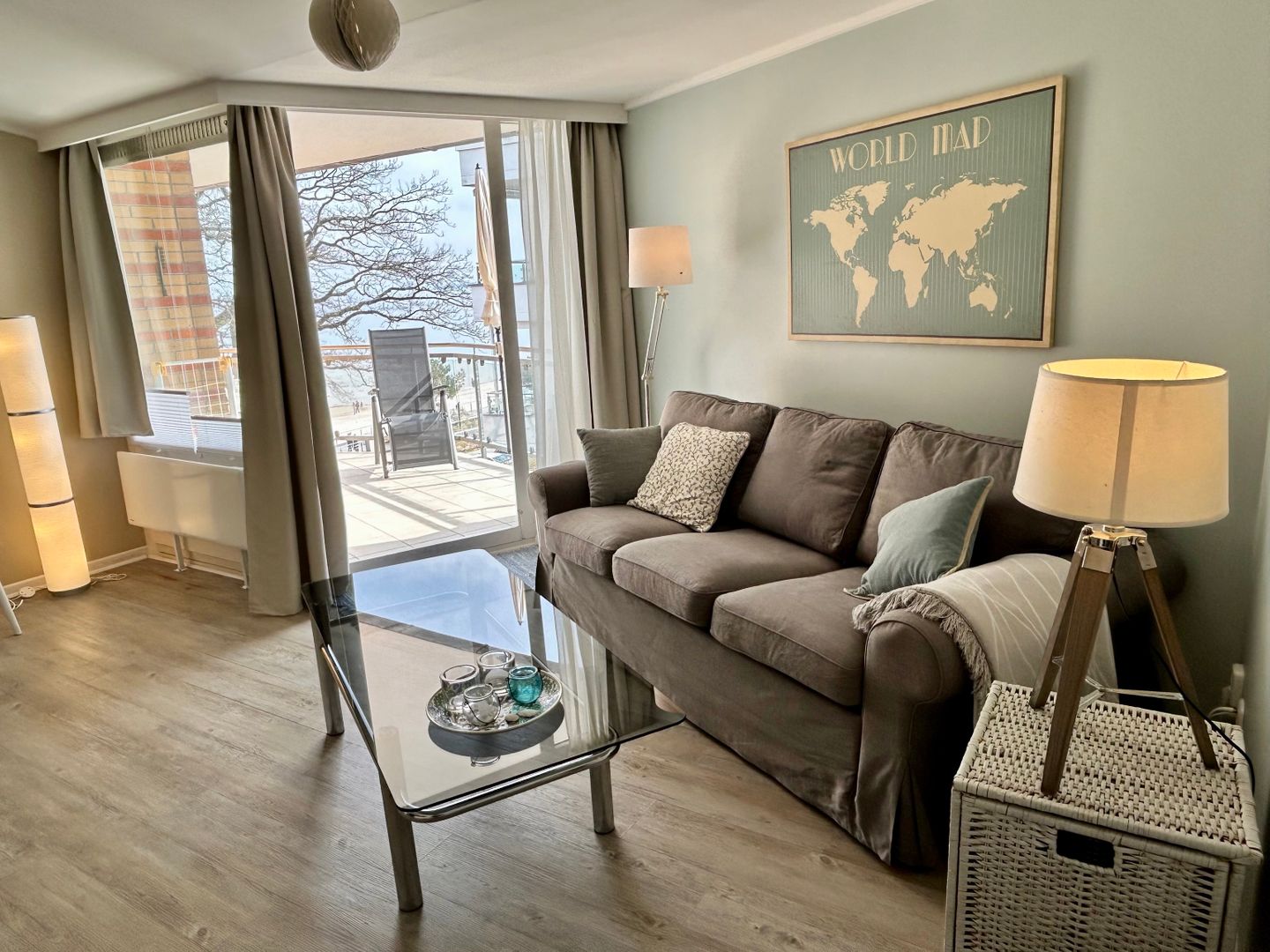 MON/27 - Montemare - Teilmeerblick Scharbeutz - Wohnzimmer