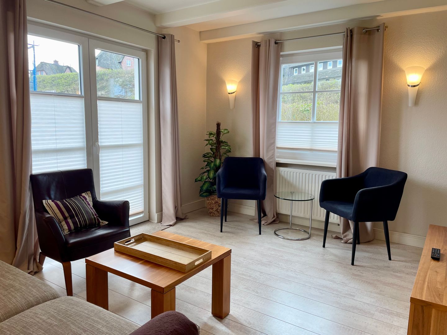 Haus am Wattenmeer Dünenblick Rantum - Wohnzimmer