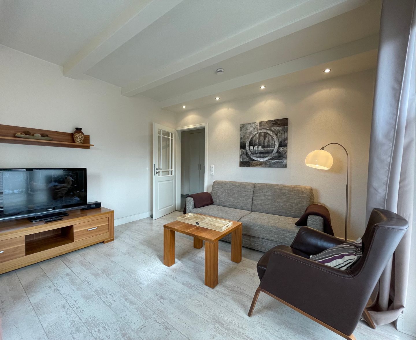 Haus am Wattenmeer Dünenblick Rantum - Wohnzimmer