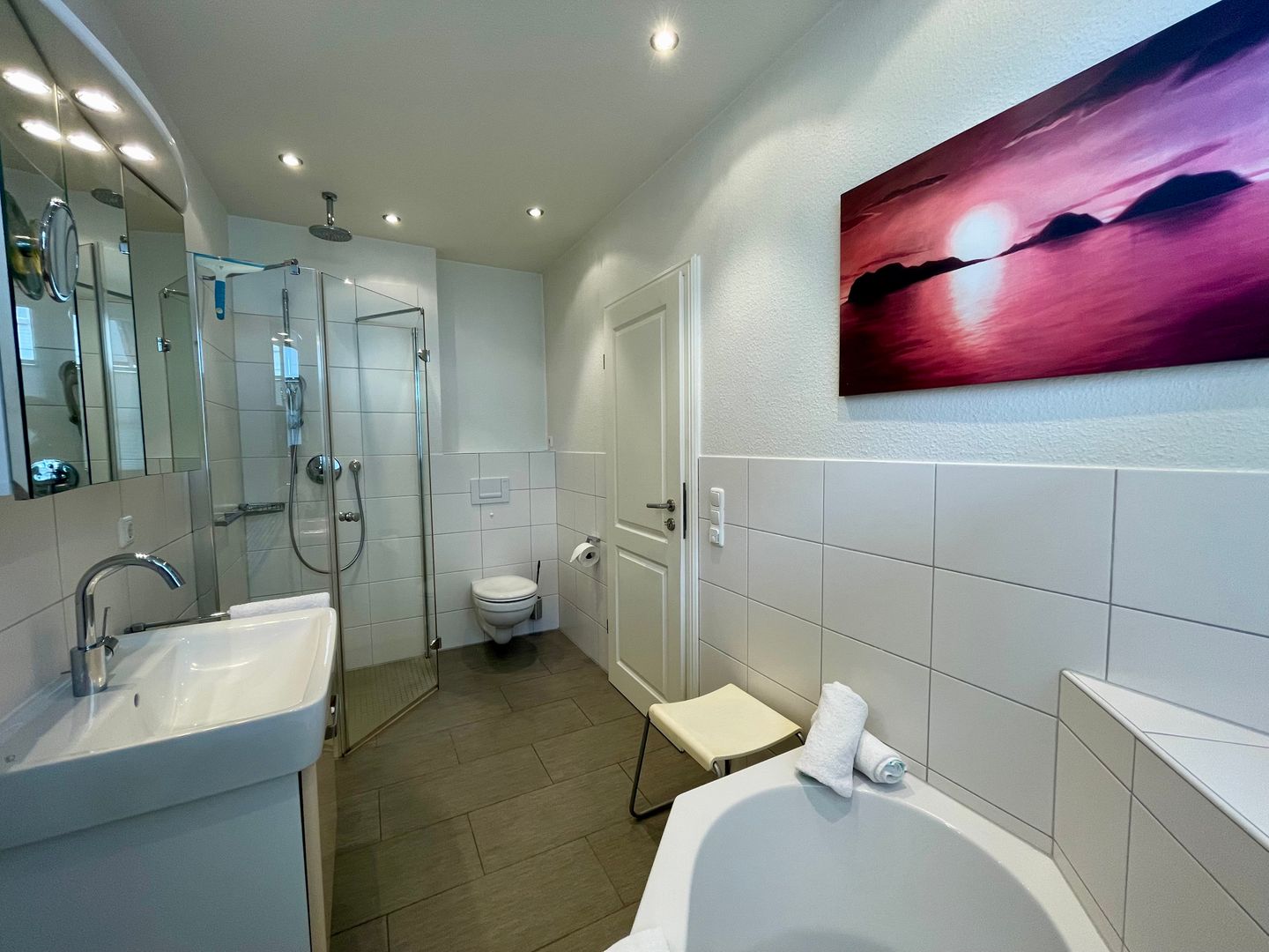 Haus am Wattenmeer Dünenblick Rantum - Badezimmer