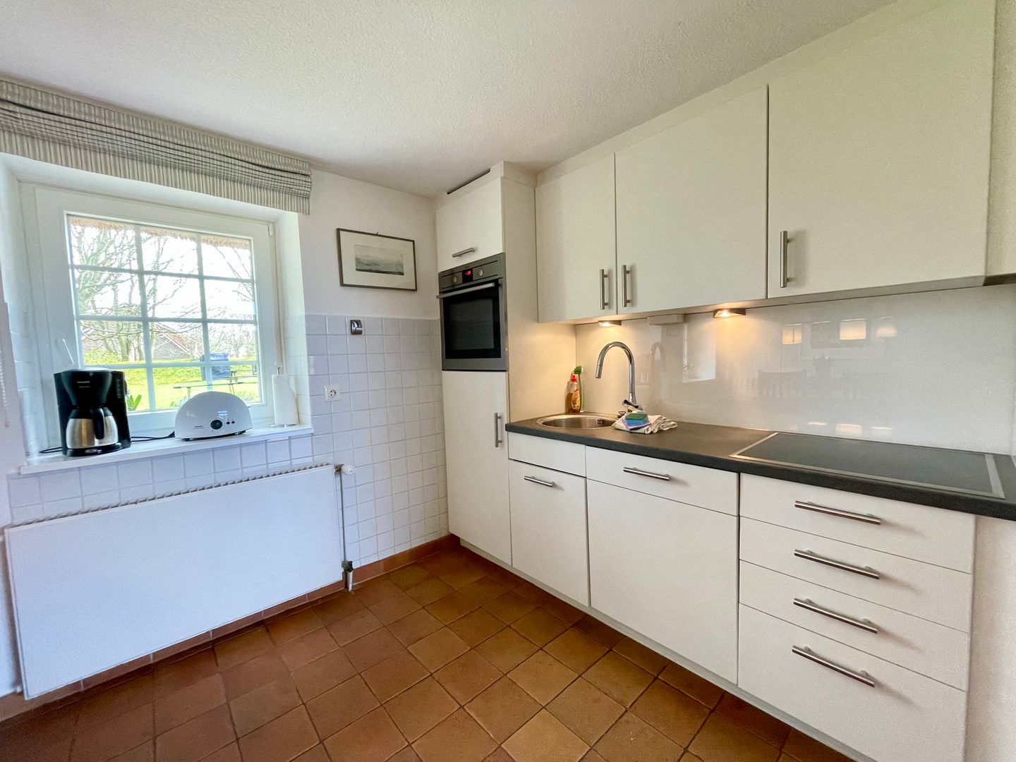 Altes Friesenhaus Wohnung 3 Scheune Morsum - Küche / Küchenzeile