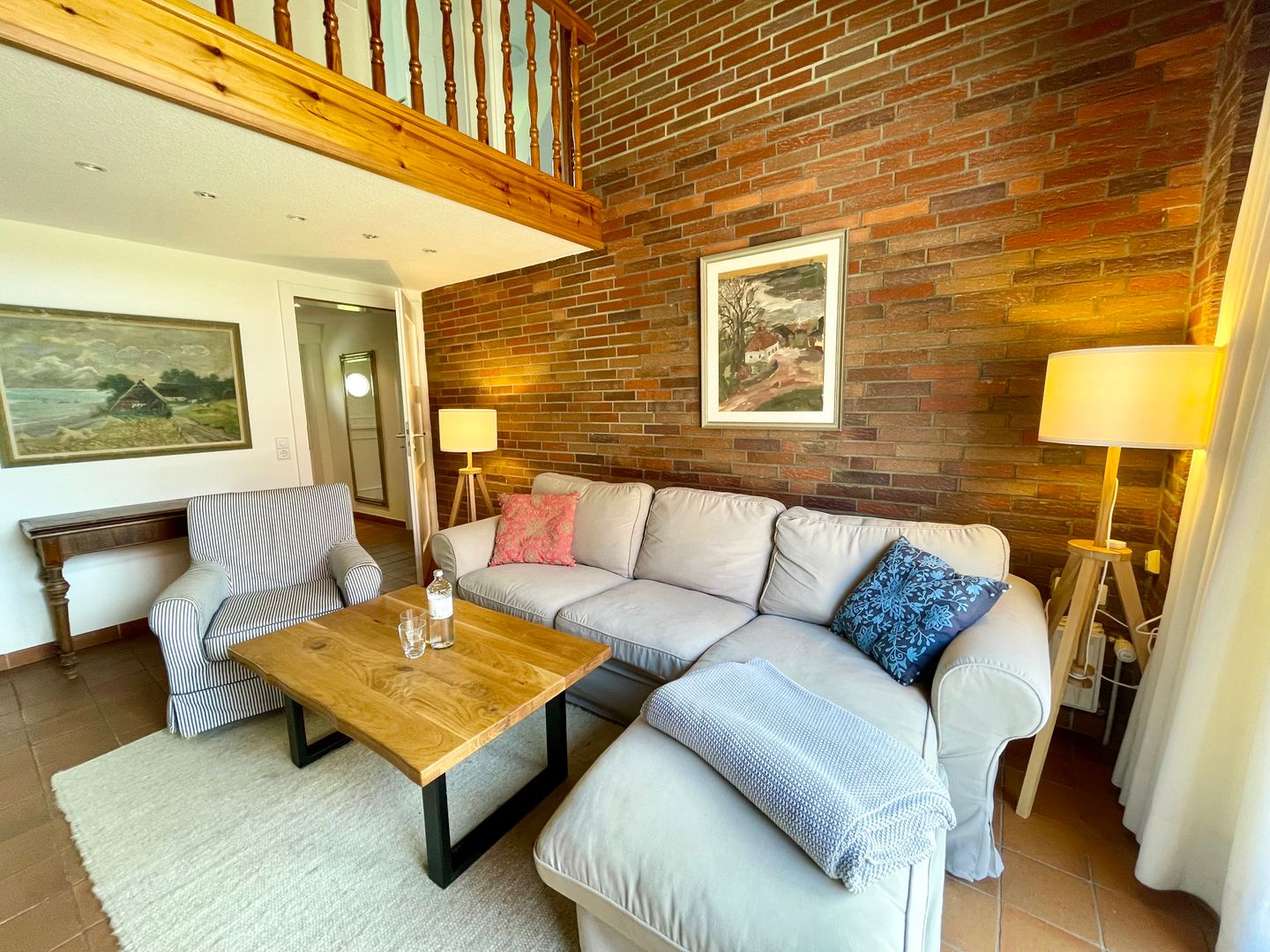 Altes Friesenhaus Wohnung 3 Scheune Morsum - Wohnzimmer