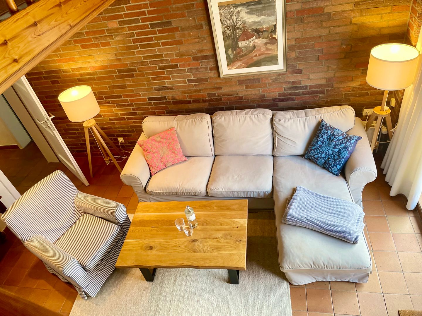 Altes Friesenhaus Wohnung 3 Scheune Morsum - Wohnzimmer