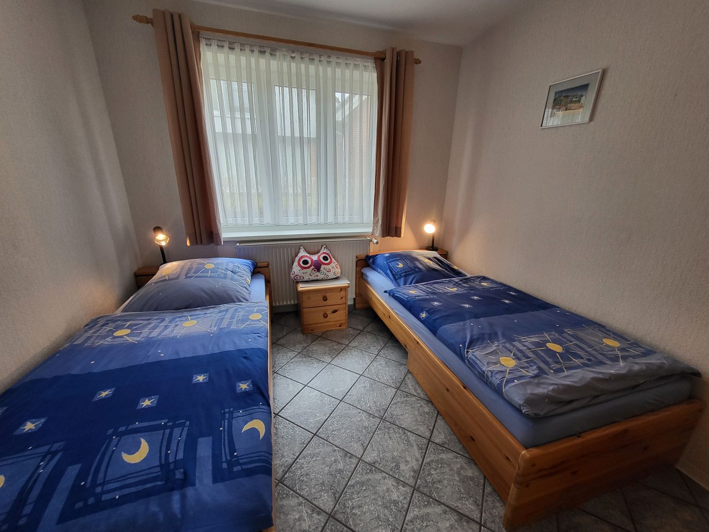 Haus Friesenglück Whg. Silbermöwe Alkersum - Schlafzimmer