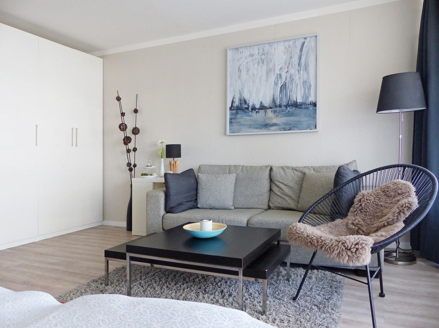 Kaiserhof Apartment 205, Typ J  - Wohnzimmer