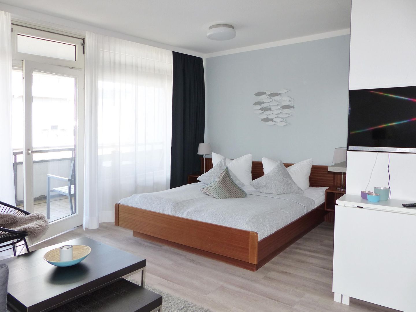 Kaiserhof Apartment 205, Typ J  - Bett