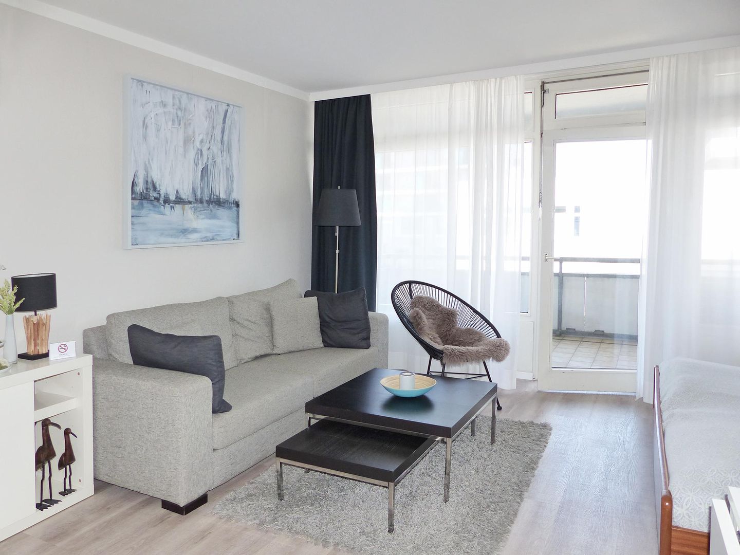 Kaiserhof Apartment 205, Typ J  - Wohnzimmer