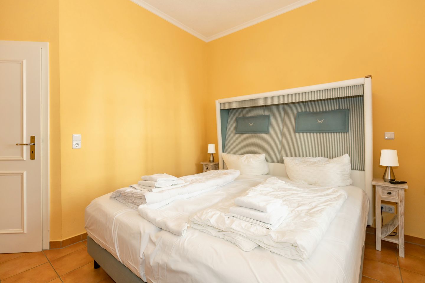 Apartmenthaus Atlantik Apartmenthaus Atlantik 007 Kühlungsborn - Schlafzimmer mit Doppelbett