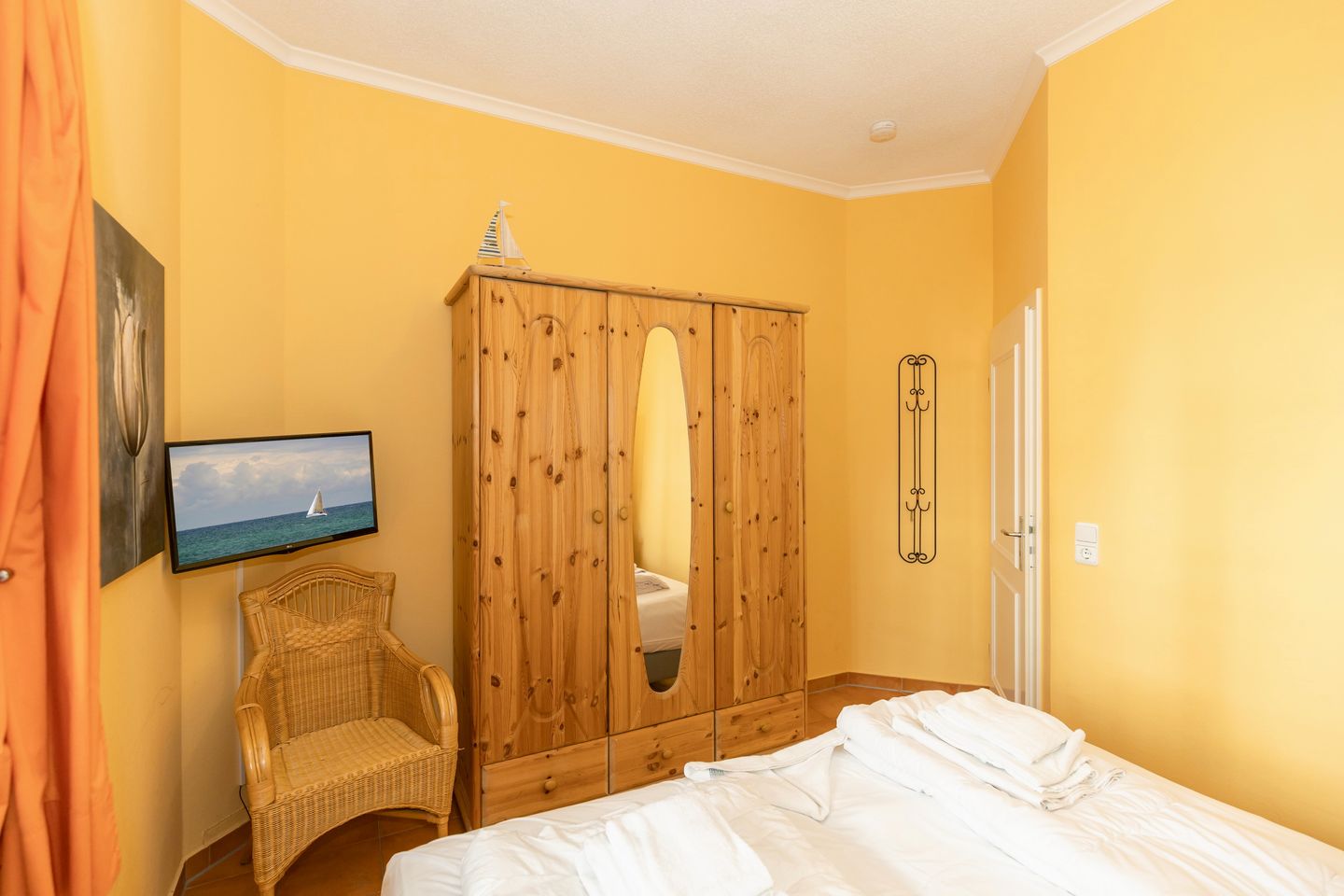 Apartmenthaus Atlantik Apartmenthaus Atlantik 007 Kühlungsborn - Schlafzimmer mit Doppelbett