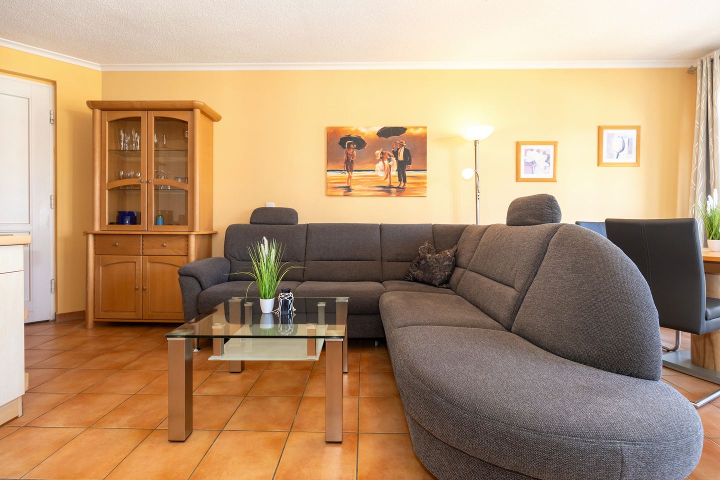 Apartmenthaus Atlantik Apartmenthaus Atlantik 303 Kühlungsborn - Wohn-Essbereich mit Couch