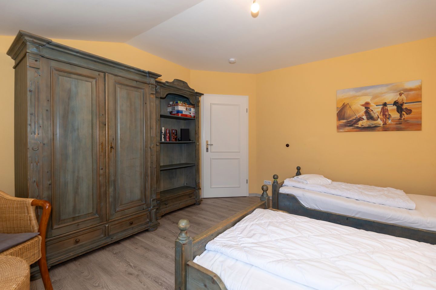 Apartmenthaus Atlantik Apartmenthaus Atlantik 411 Kühlungsborn - Schlafzimmer mit zwei Einzelbetten