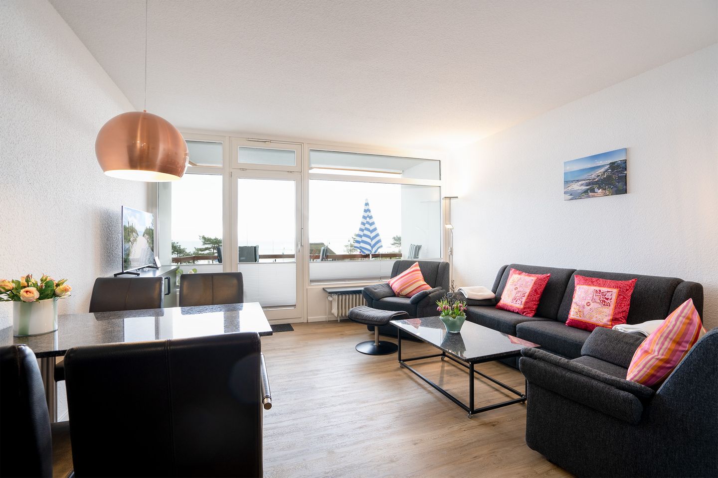 HOF/210 - Berliner Hof - Seeblick Scharbeutz - Wohnzimmer