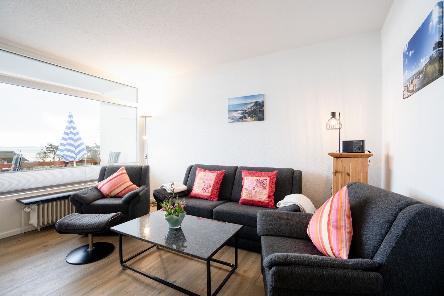 HOF/210 - Berliner Hof - Seeblick Scharbeutz - Wohnzimmer