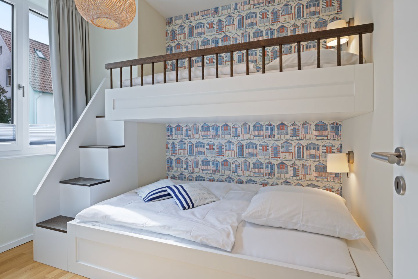 Villa Godewindpark Travemünde Villa Godewindpark Travemünde 01 Travemünde - Schlafzimmer mit Etagenbett