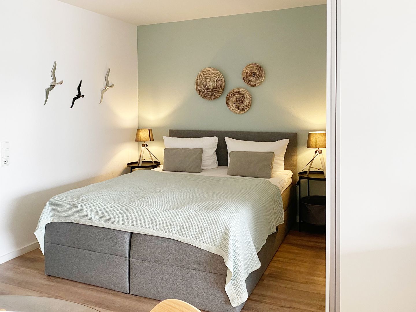 Kaiserhof Apartment 327, Typ D  - Bett