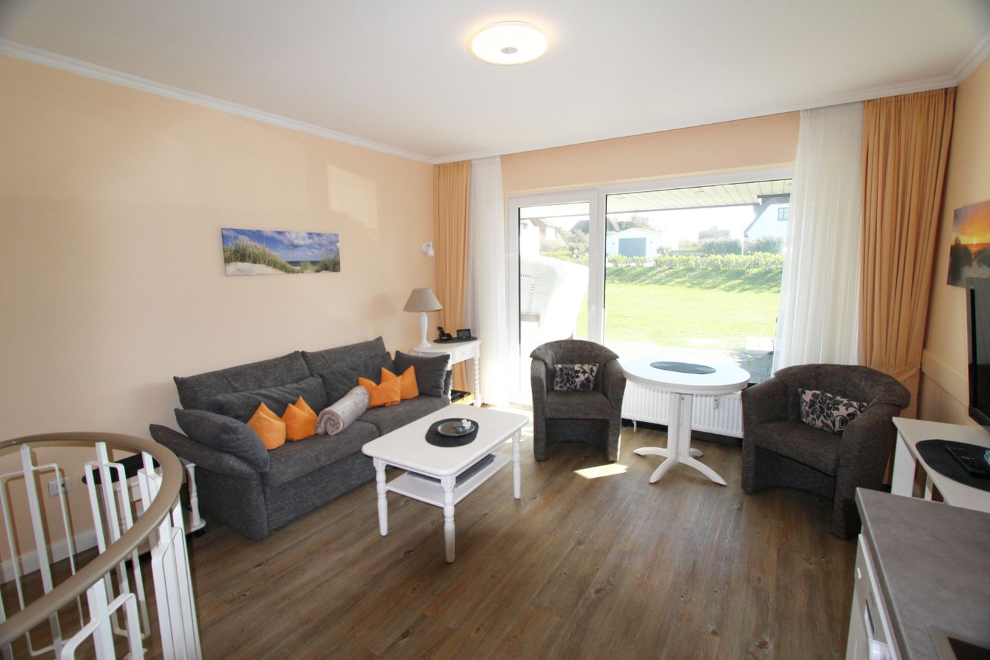  Neptun  - Dünenstr. 2, App. 4 Wenningstedt - Wohnzimmer