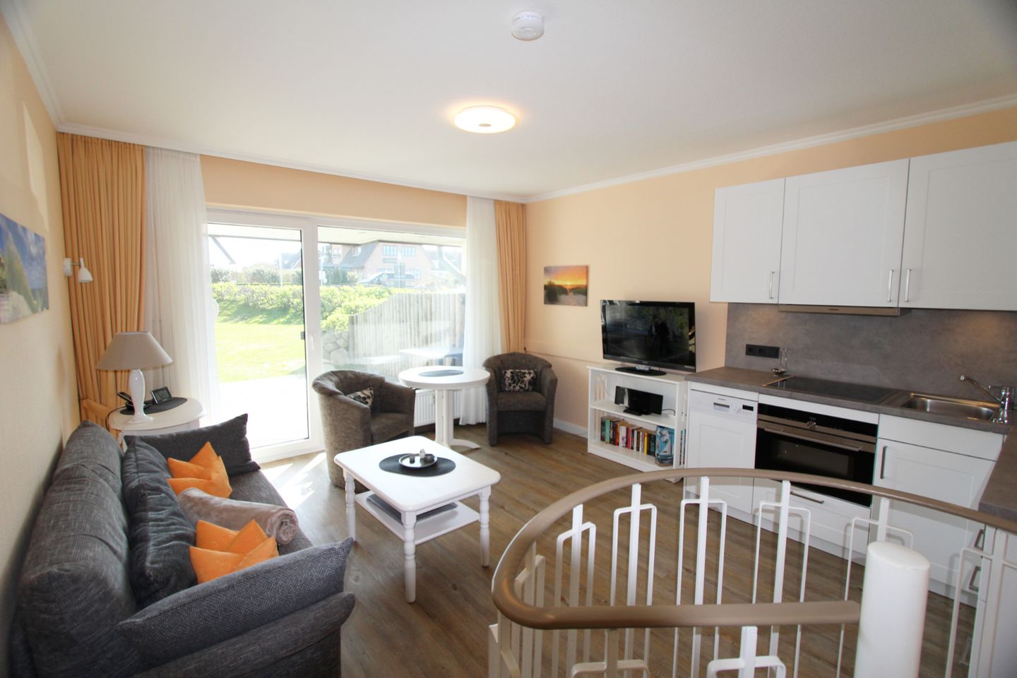  Neptun  - Dünenstr. 2, App. 4 Wenningstedt - Wohnzimmer