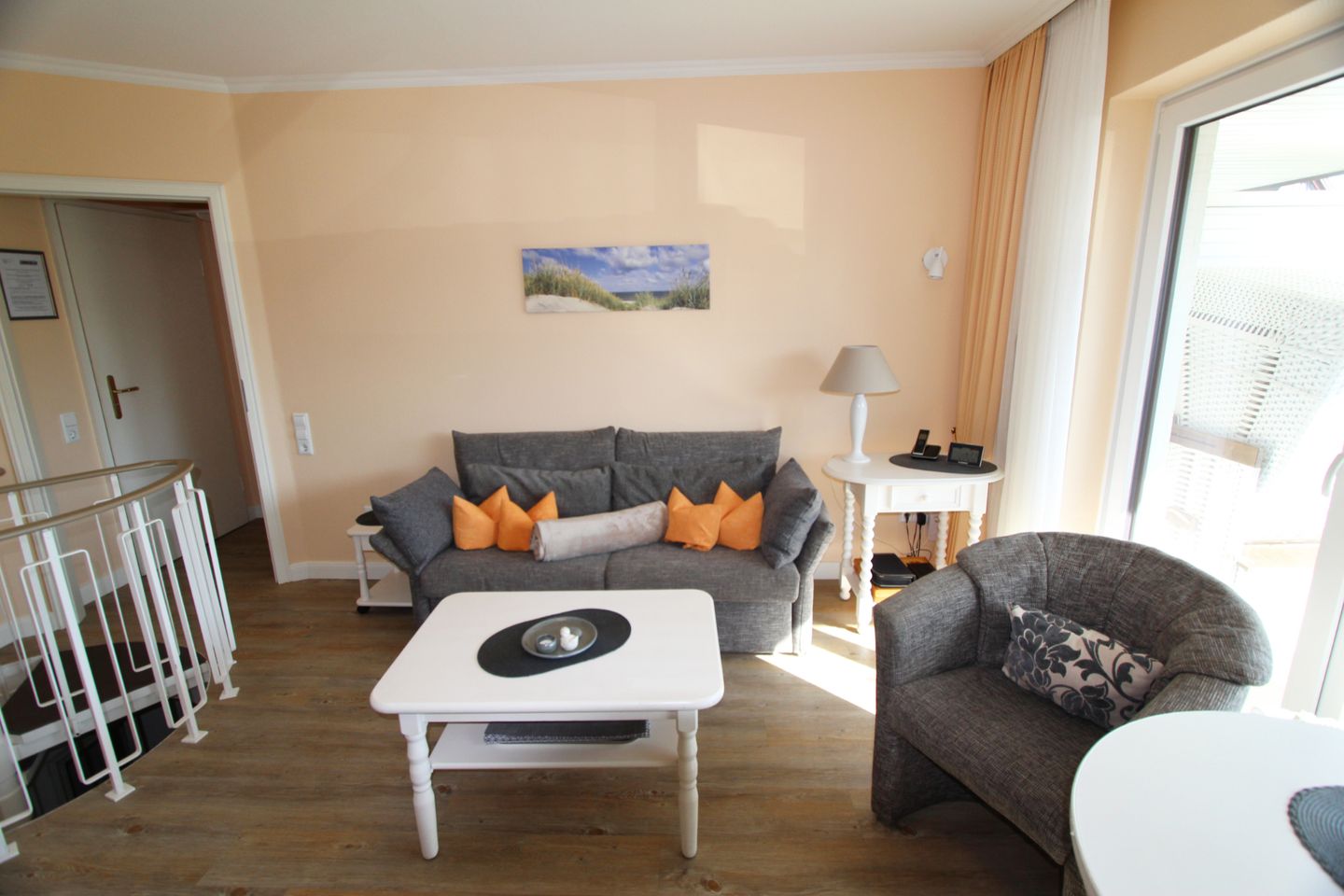  Neptun  - Dünenstr. 2, App. 4 Wenningstedt - Wohnzimmer