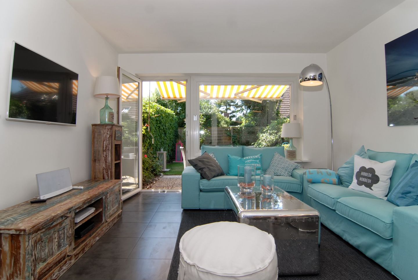  Ferienhaus Westhüs Tinnum - Wohnzimmer