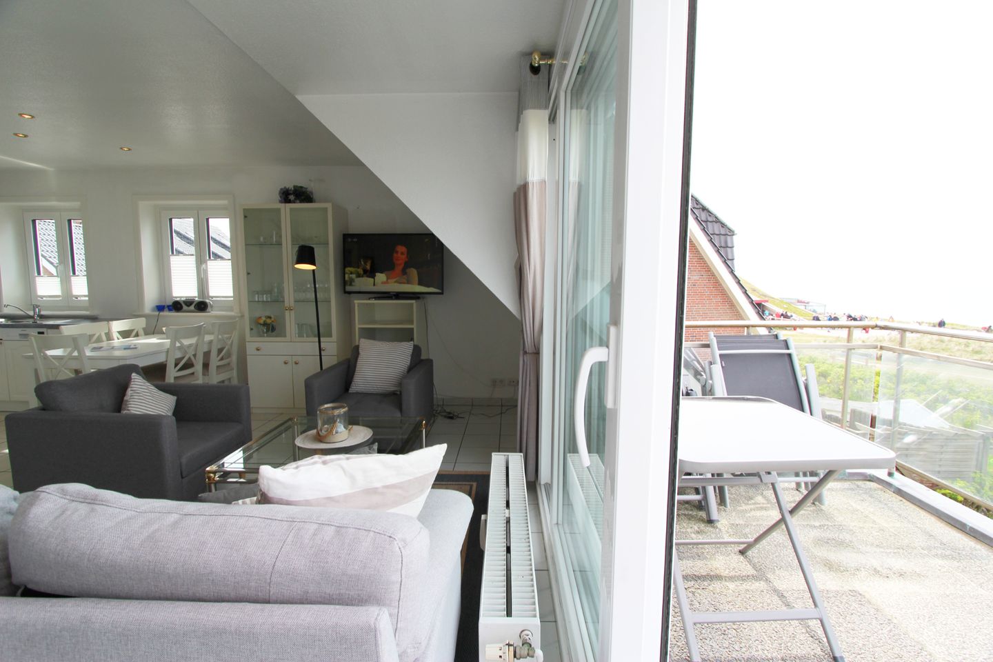 Nordseeblick II  - Dünenstr. 21, App. 6 Wenningstedt - Wohnzimmer