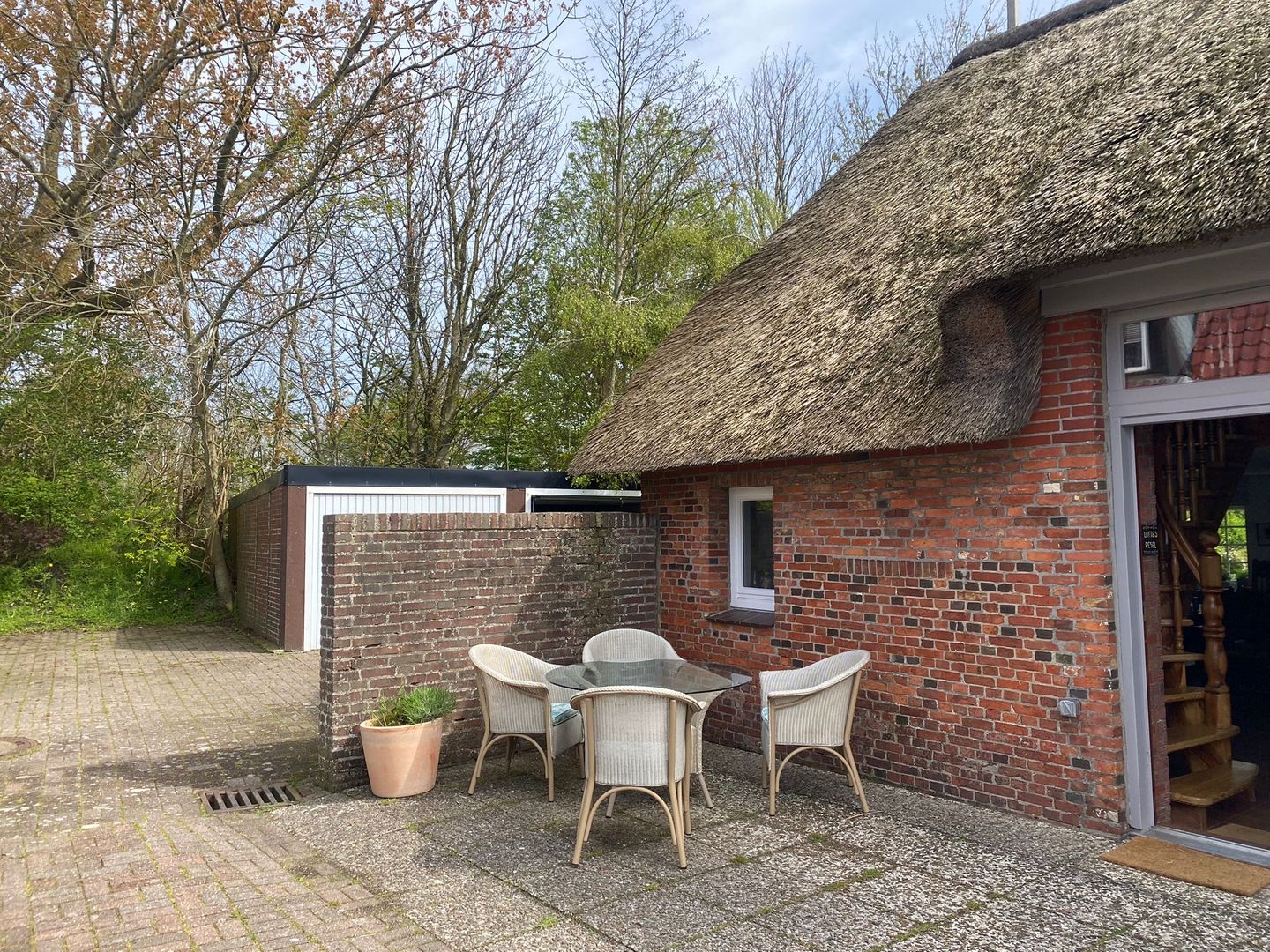 Altes Friesenhaus Wohnung 3 Scheune Morsum - Terrasse