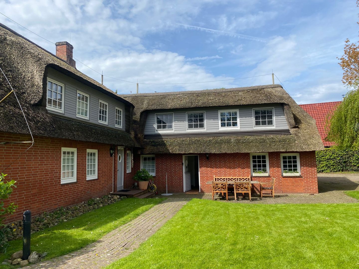 Altes Friesenhaus Wohnung 3 Scheune Morsum - Garten