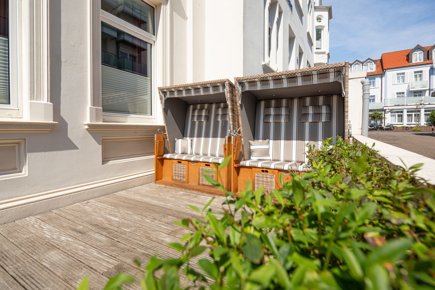 Haus Christine Wohnung 6 Nordlicht Norderney - Fassade / Eingang