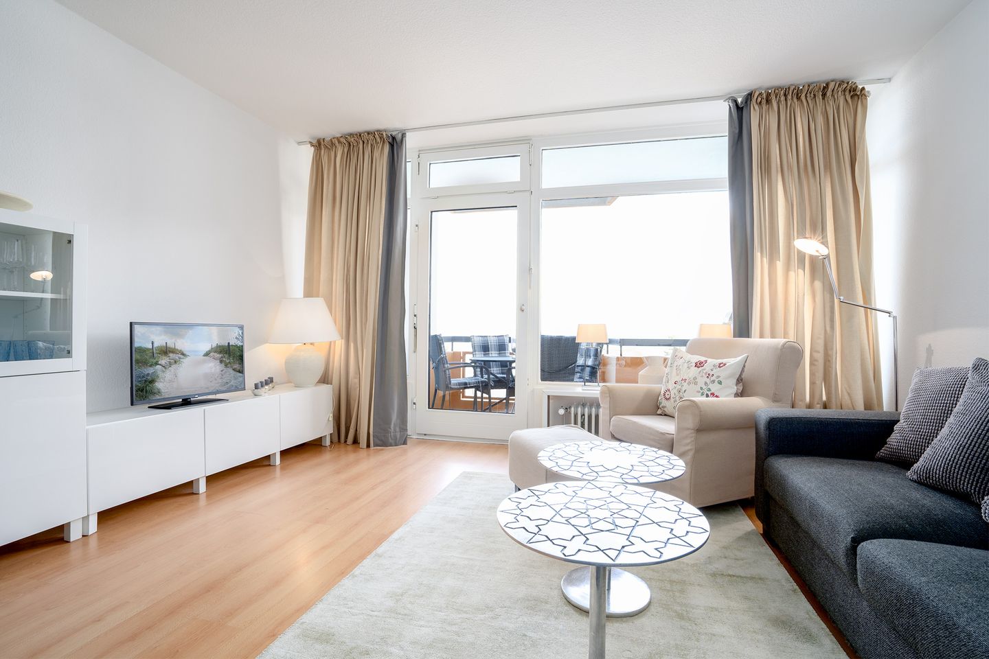 HOF/306 - Berliner Hof - Seeblick Scharbeutz - Wohnzimmer