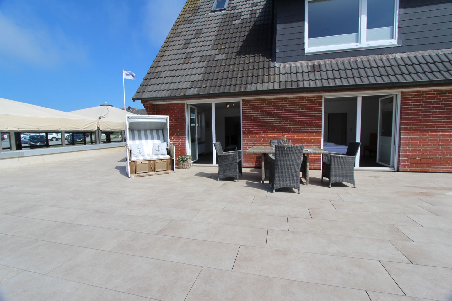 Steinburg   - Dünenstr. 6, App. 8 Wenningstedt - Terrasse