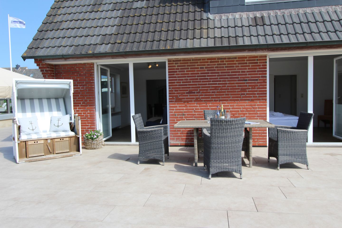 Steinburg   - Dünenstr. 6, App. 8 Wenningstedt - Terrasse