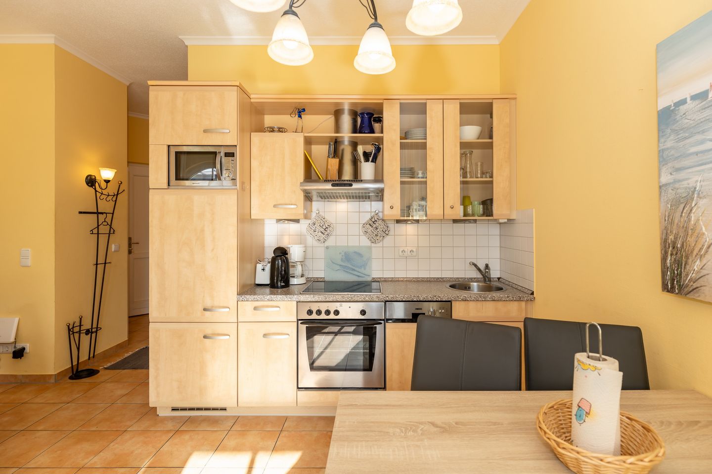 Apartmenthaus Atlantik Apartmenthaus Atlantik 006 Kühlungsborn - Küchenzeile mit Backofen