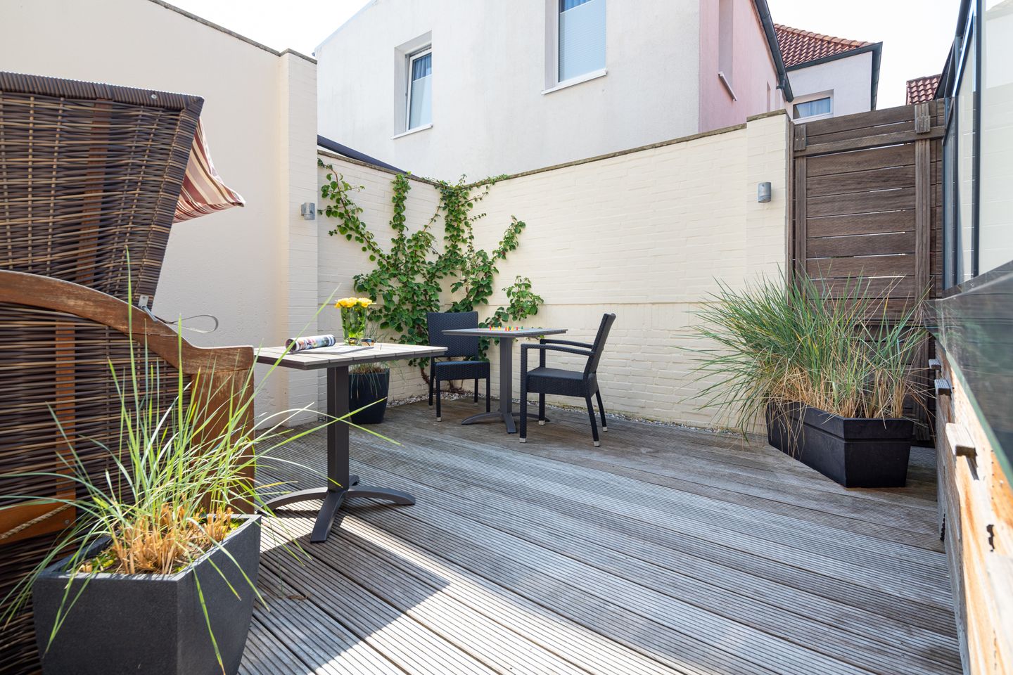 Haus Christine Wohnung 10 Kajüte Norderney - Terrasse