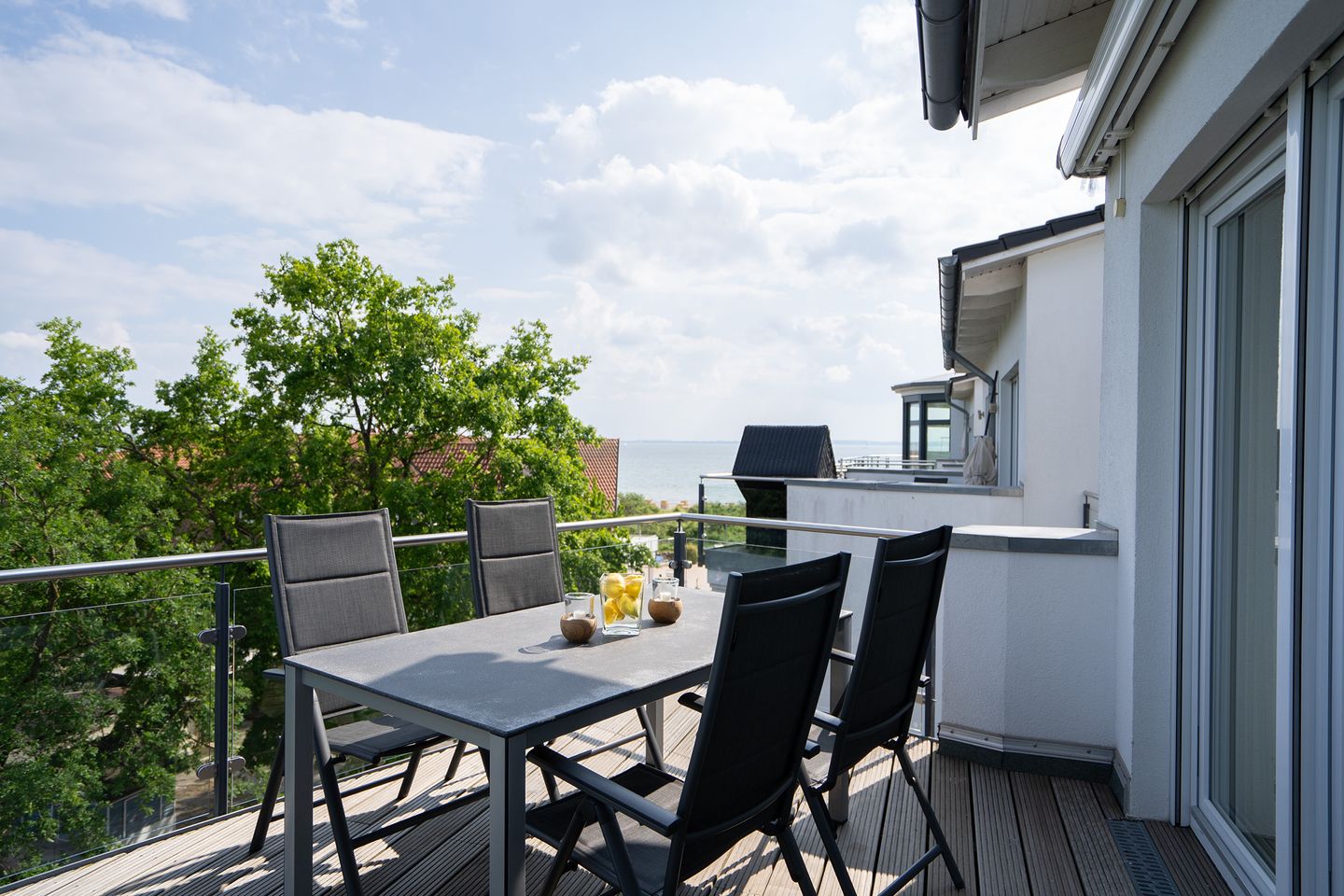  Villa Meeresrauschen Pelzerhaken - Balkon