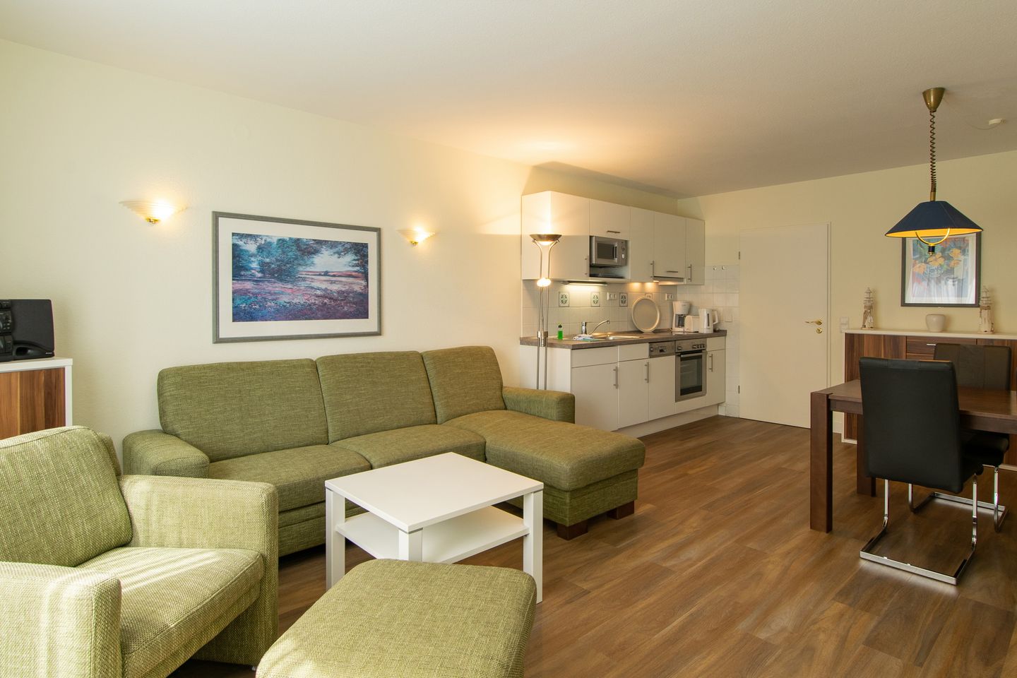 Strand-Park Strand-Park 314 Usedom - Wohn-Essbereich mit Couch