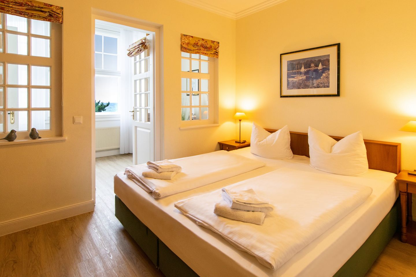 Seehof Seehof 23 Usedom - Schlafzimmer mit Doppelbett