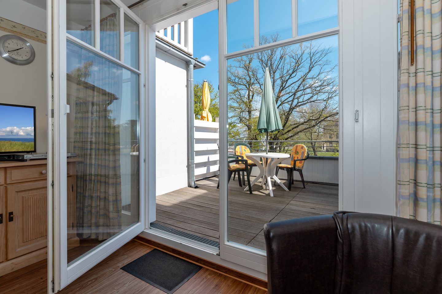 Meeresblick Meeresblick 206 Kühlungsborn - Balkon mit Gartenmöbeln