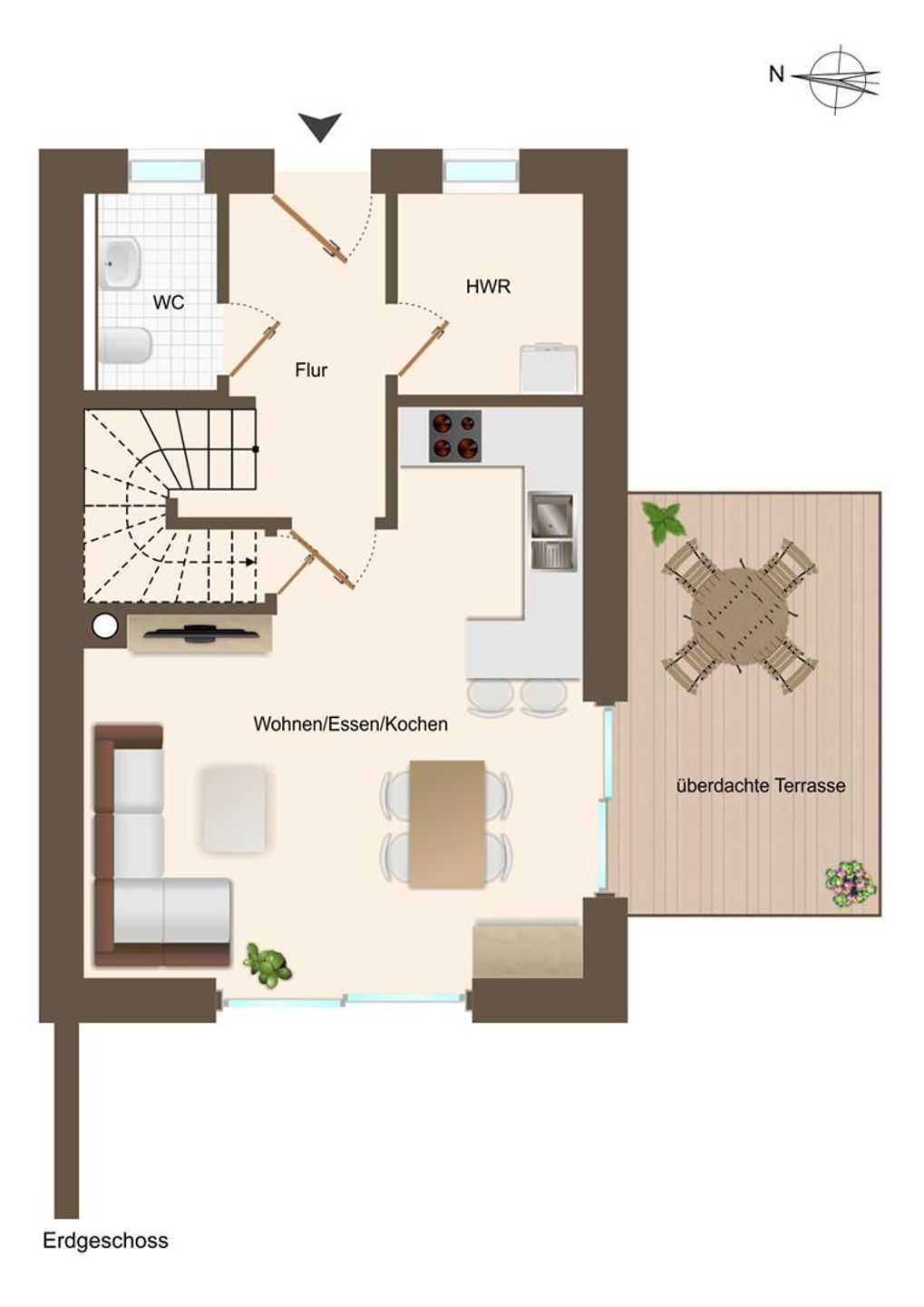  Ferienhaus "MeerZeit" Krabbenpadd 9b Carolinensiel - 