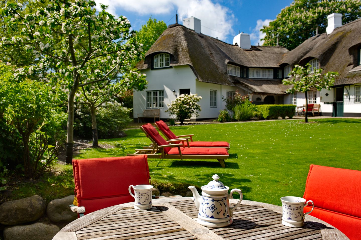 Weidemannhaus Wohnung 6 "Galerie" Keitum - Garten