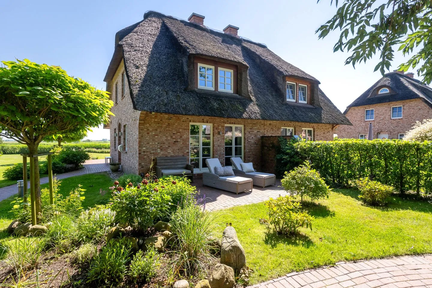 Reetdachhaus Lütt Strandhüs Reetdachhaus Lütt Strandhüs SPO Boehl - 