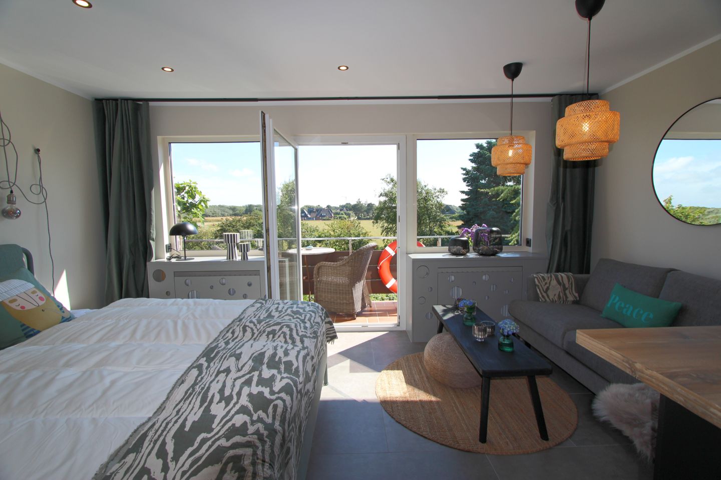 Hej Anna! - Osetal 10, App.6 Wenningstedt - Wohnzimmer