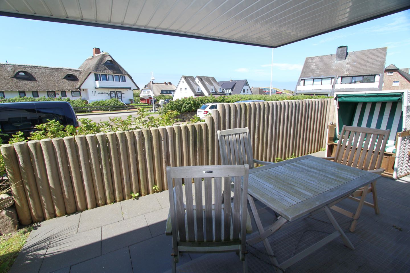 Neptun - Dünenstr. 2, App.5 Wenningstedt - Terrasse