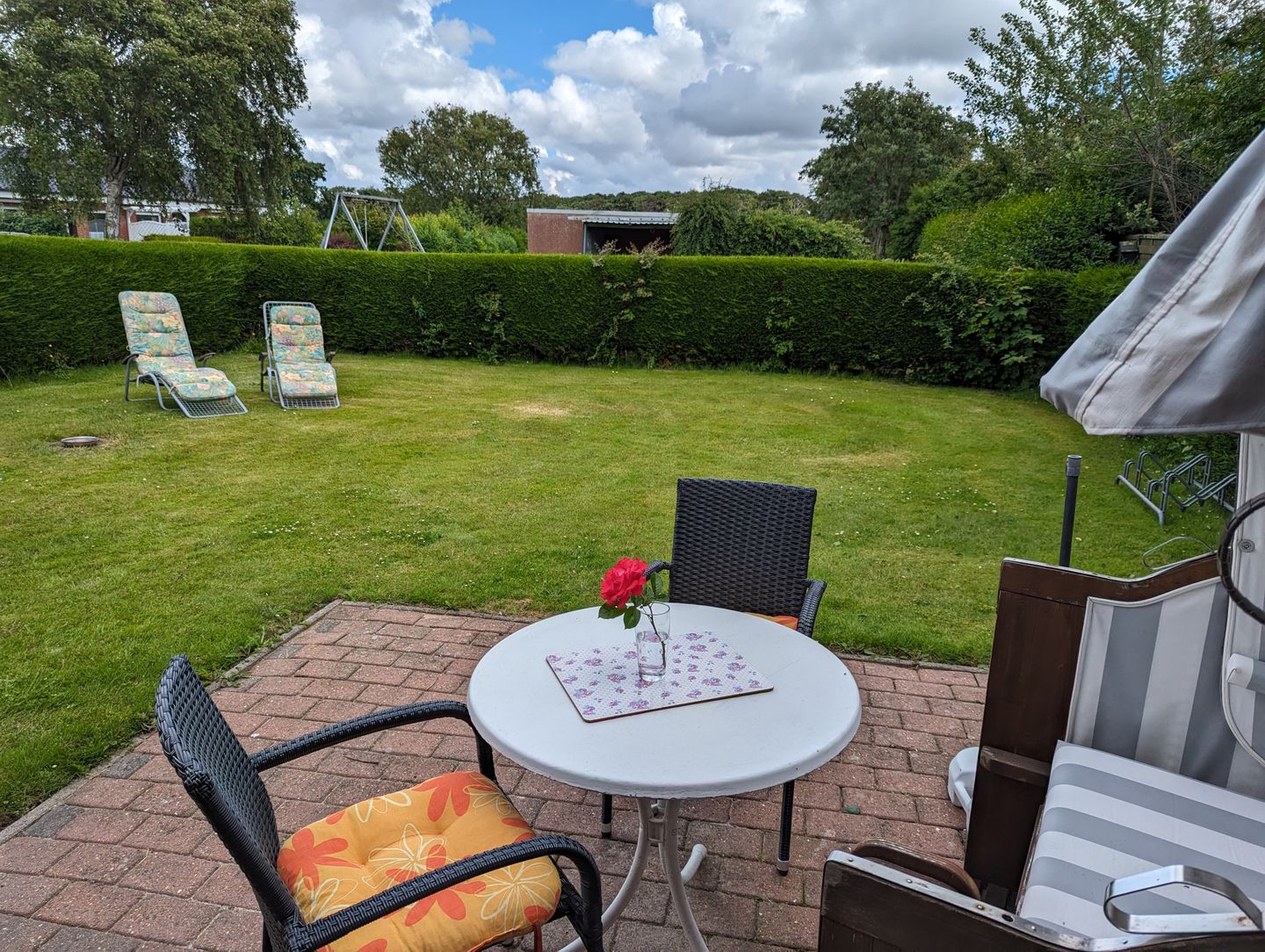 Haus Dorfschmiede Whg. Seestern Alkersum - Garten